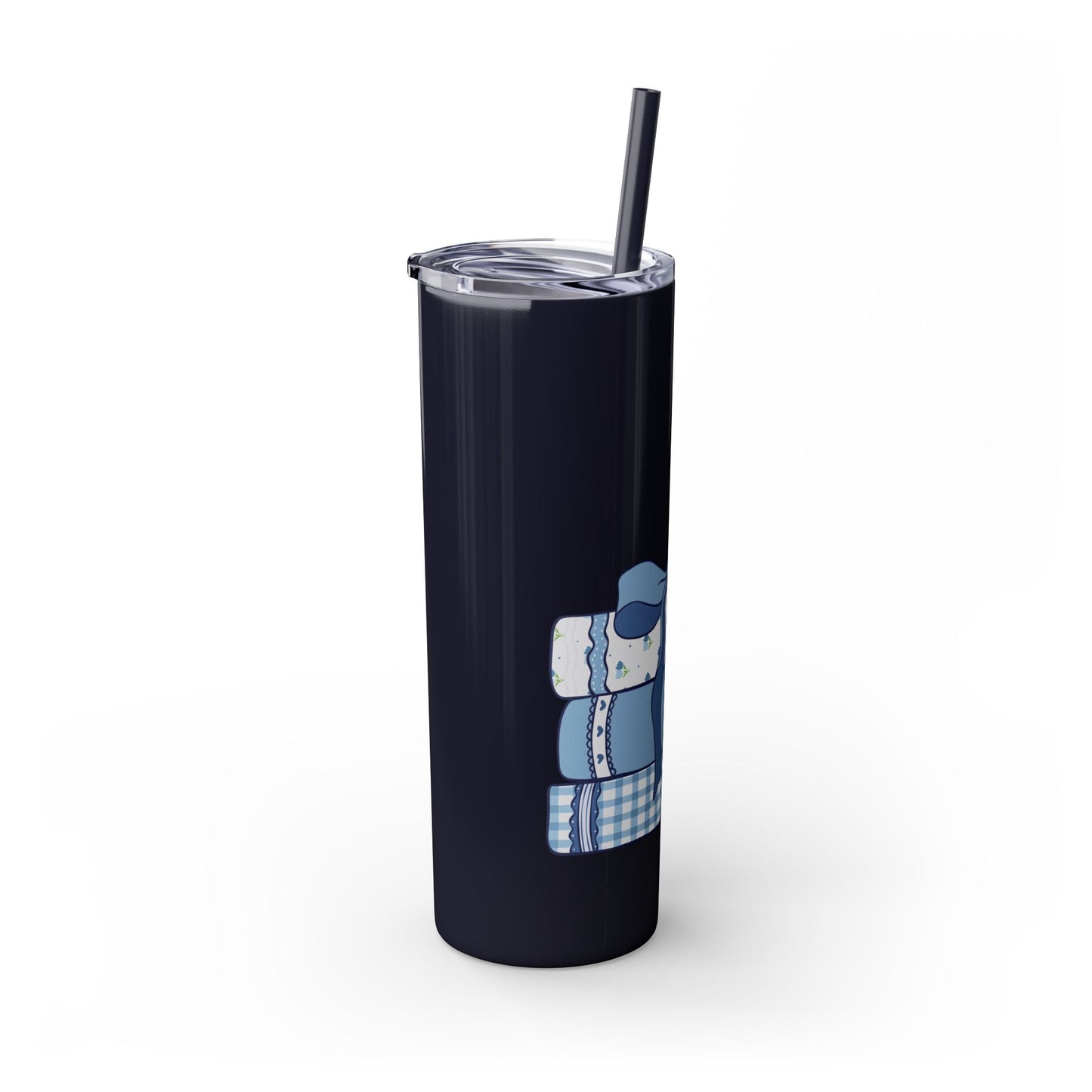 Customizable: Girly Book Club Skinny Tumbler with Straw, 20oz | Perfect for Events, Gifts, Coffee, and Summer Drinks