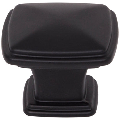 1-1/4" Overall Length Satin Nickel Square Milan 1 Cabinet Knob