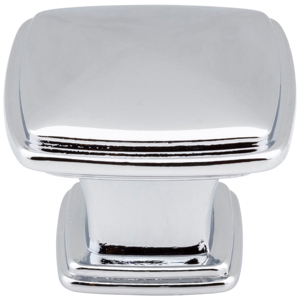 1-1/4" Overall Length Satin Nickel Square Milan 1 Cabinet Knob