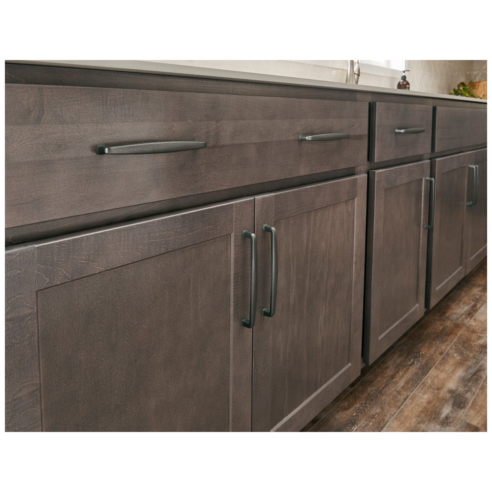 96 mm Center-to-Center Satin Nickel Square Milan 1 Cabinet Pull