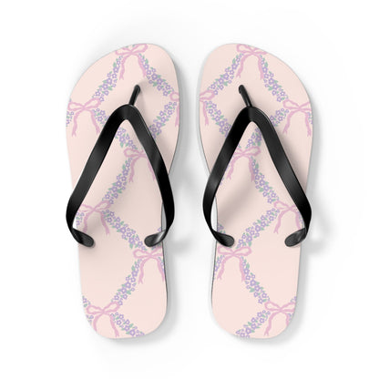 Customizable: Charming Floral Flip Flops, Summer Sandals, Beachwear, Vacation Footwear, Gift for Her, Casual Summer Fashion