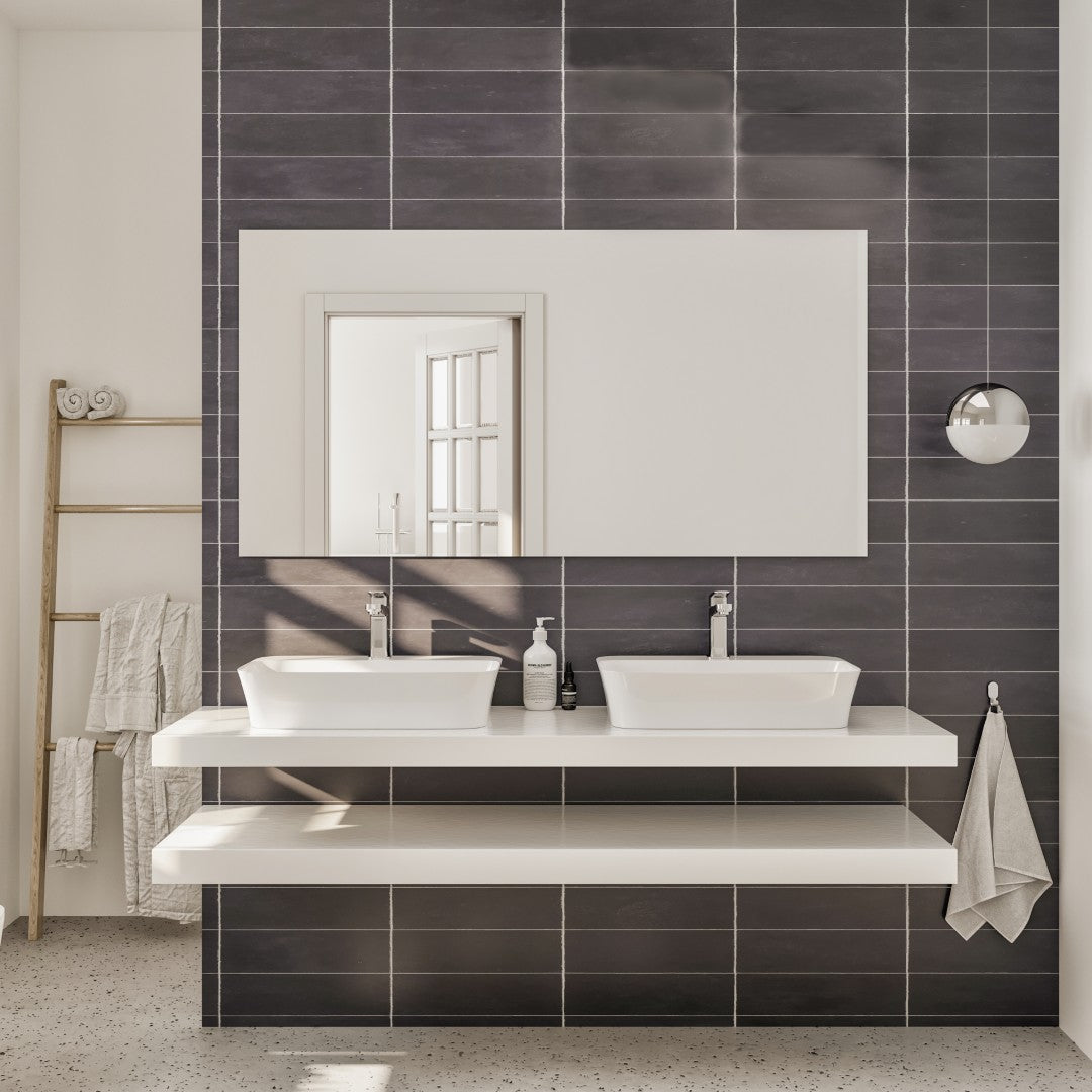 Eviva Sleek Frameless Mirror