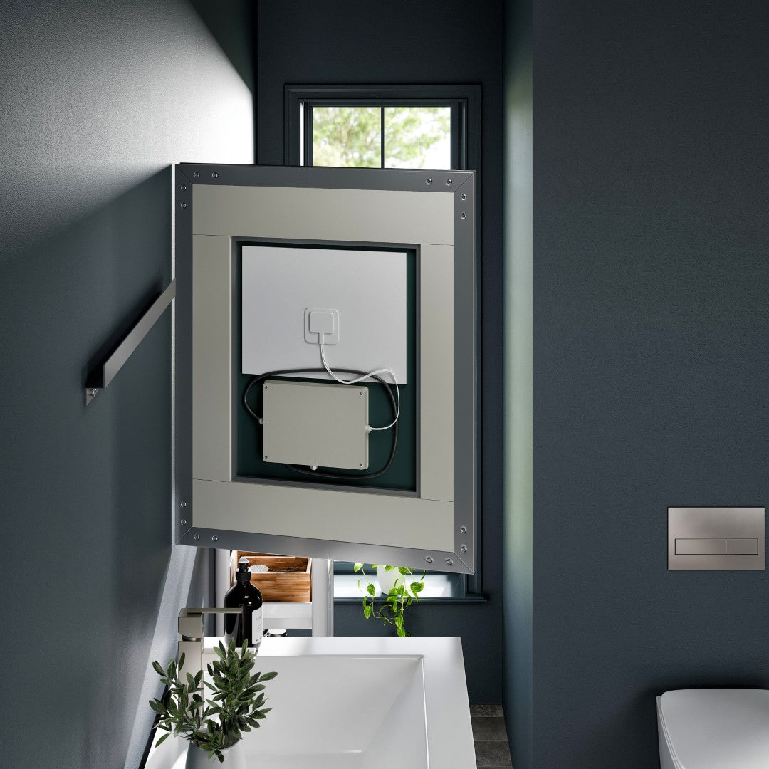 Eviva Illuminate LED Bathroom Mirror – Chrome Aluminum Frame (EVMR550 Series)