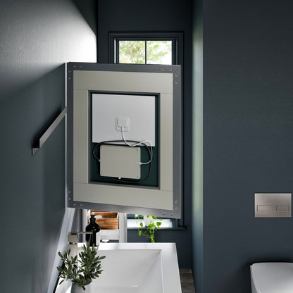 Eviva Illuminate LED Bathroom Mirror – Chrome Aluminum Frame (EVMR550 Series)