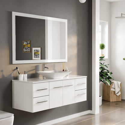 Eviva Sun Wooden Framed Mirror