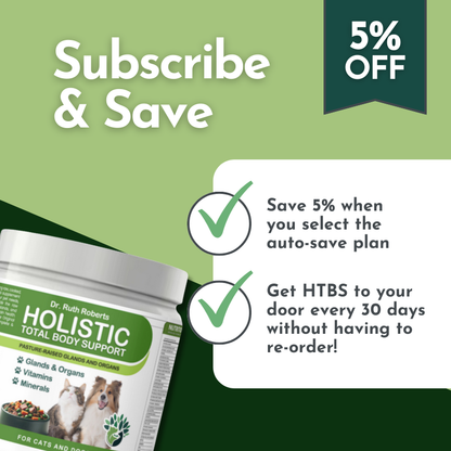 Pre-Order Holistic Total Body Support – Multivitamin & Glandular Support for Dogs and Cats