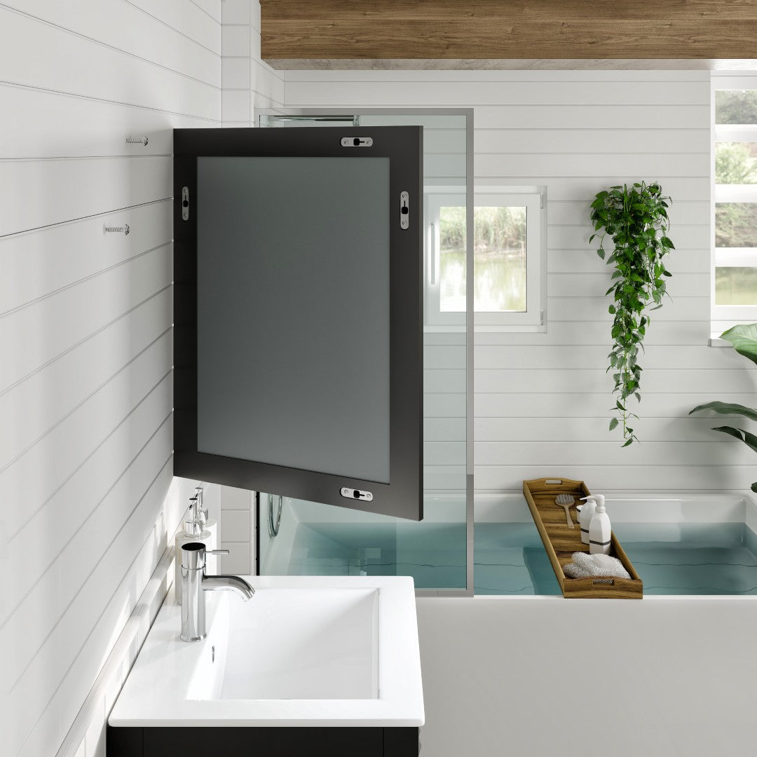 Eviva Aberdeen 72" x 30" Rectangular White Wooden Framed Mirror