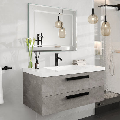 Eviva Mona 31" x 24" Rectangular Frameless Mirror