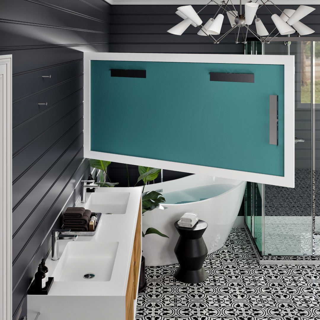 Eviva Sun Wooden Framed Mirror