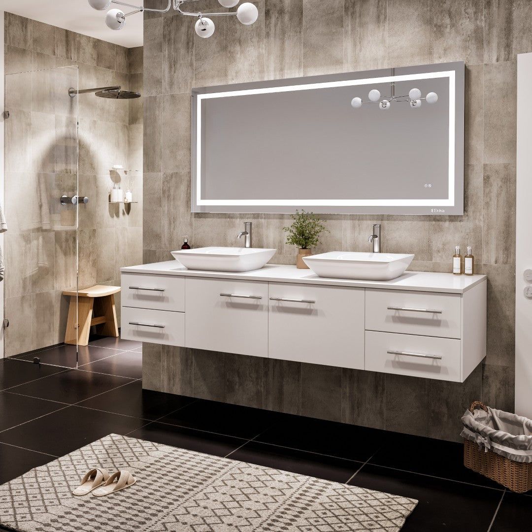 Eviva Glow Frameless Mirror
