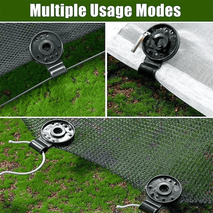 Durable Shade Cloth Clips For Gardens, Greenhouses & More