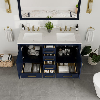 Eviva Aberdeen Bath Vanity with Counter Top and Undermount Porcelain Sink (24"-96")