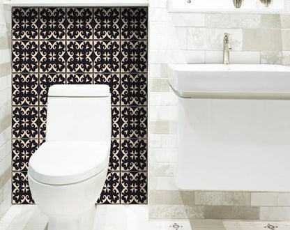 Decorative Tile stickers set of 24 Peel & Stick