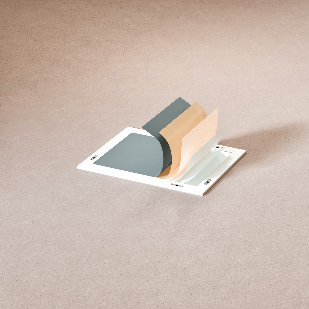 Eviva Aberdeen 72" x 30" Rectangular White Wooden Framed Mirror