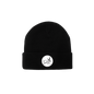 Black Beanie w/ Script Logo
