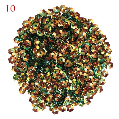 10g/Pack 6mm Flower Sequins for Crafts Loose