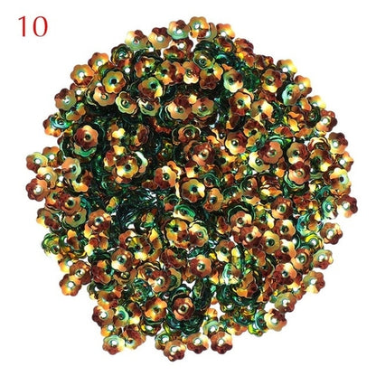 10g/Pack 6mm Flower Sequins for Crafts Loose