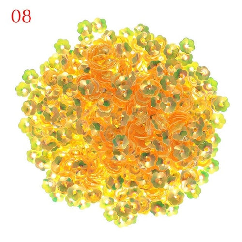 10g/Pack 6mm Flower Sequins for Crafts Loose