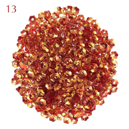 10g/Pack 6mm Flower Sequins for Crafts Loose