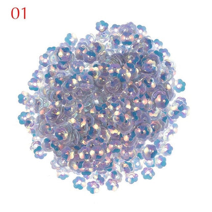 10g/Pack 6mm Flower Sequins for Crafts Loose