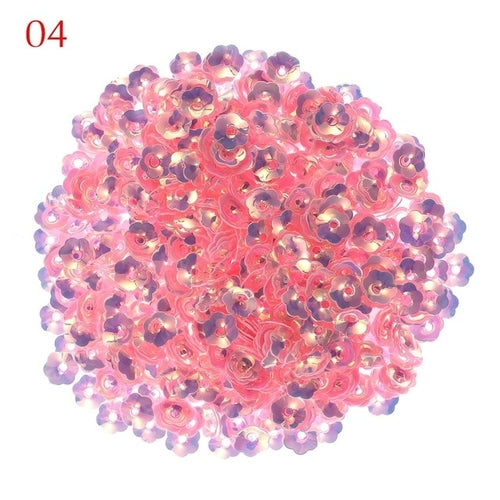 10g/Pack 6mm Flower Sequins for Crafts Loose