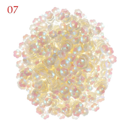 10g/Pack 6mm Flower Sequins for Crafts Loose