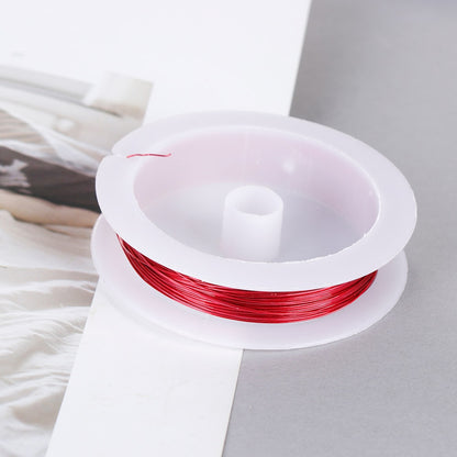 10m Iron Wire 0.5mm Spool Soft DIY String Jewelry