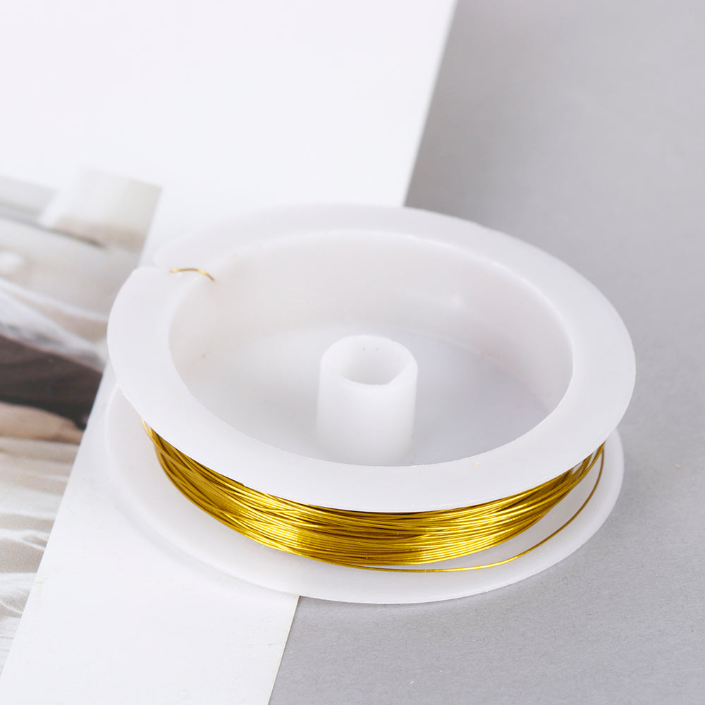10m Iron Wire 0.5mm Spool Soft DIY String Jewelry
