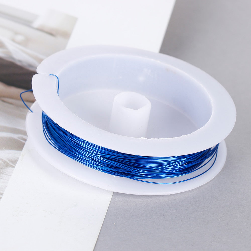 10m Iron Wire 0.5mm Spool Soft DIY String Jewelry