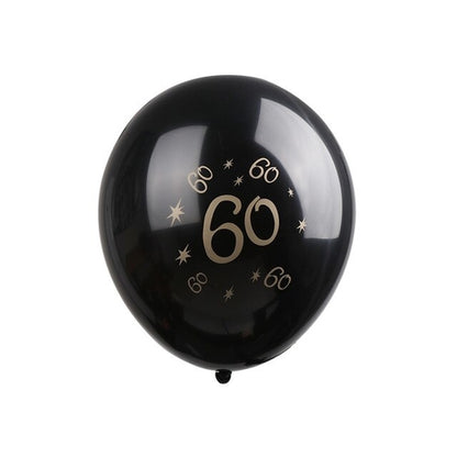 10pcs 30th 40th 50th Happy Birthday Latex Number