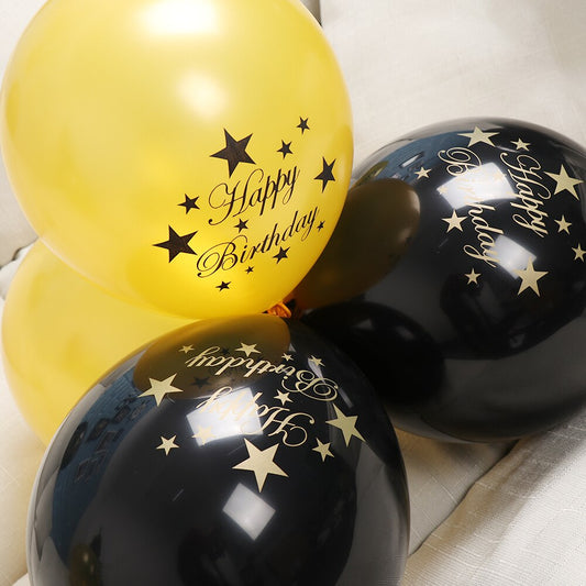 10pcs 30th 40th 50th Happy Birthday Latex Number