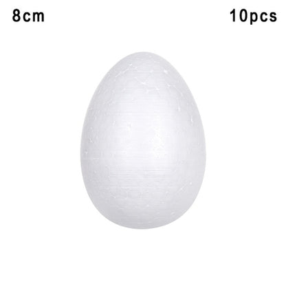 10pcs Easter Handmade DIY Painting Egg Accessories