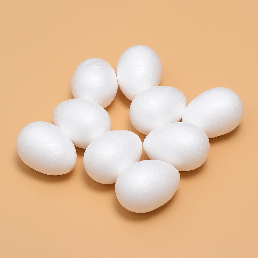 10pcs Easter Handmade DIY Painting Egg Accessories