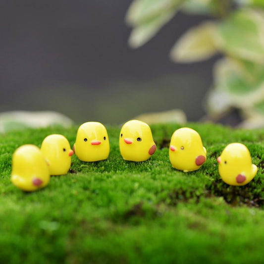 10pcs Easter Party Mini Chicken Ornament Lovely
