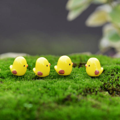 10pcs Easter Party Mini Chicken Ornament Lovely
