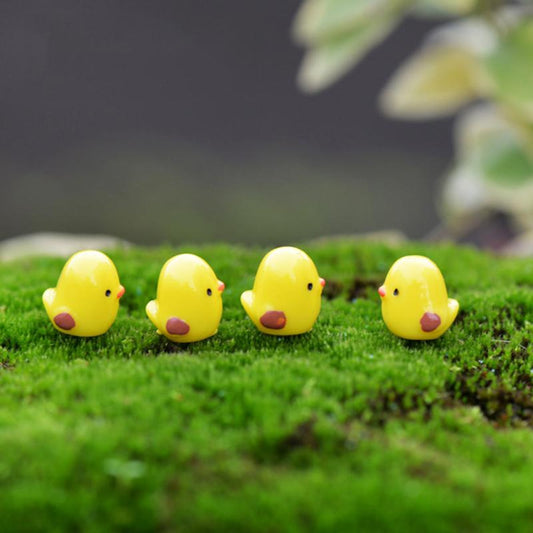 10pcs Easter Party Mini Chicken Ornament Lovely