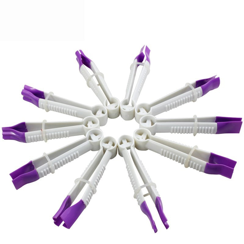 10pcs Flower Shape Lace Edge Clip Fondant