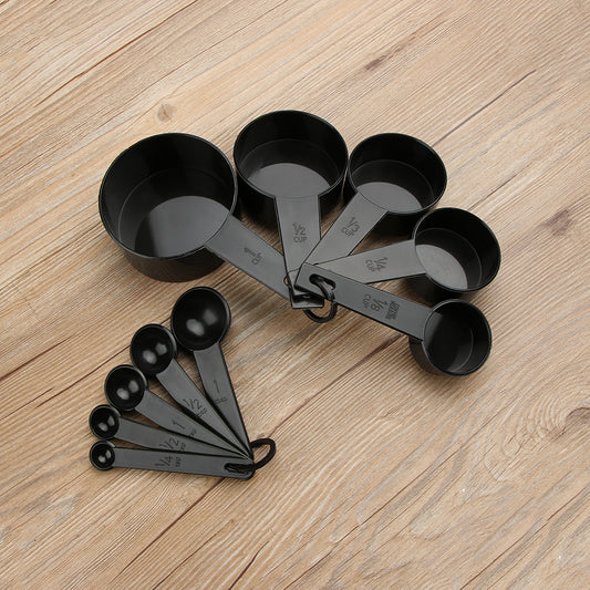 10pcs/SET Black Fashion Measuring Tools Plastic