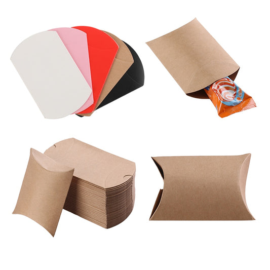 10pcs/set Colorful Present Pouch Kraft Paper
