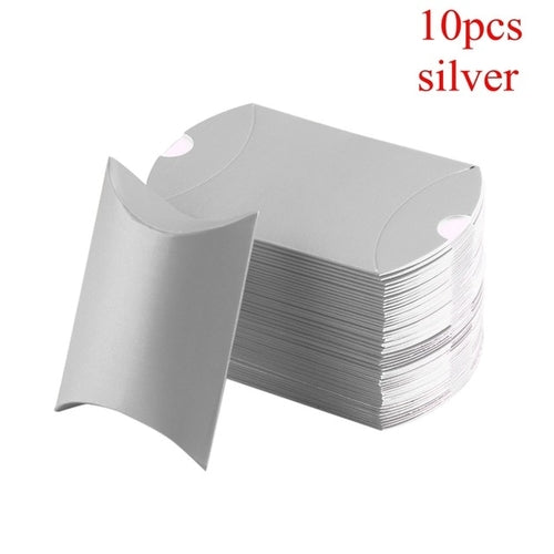 10pcs/set Colorful Present Pouch Kraft Paper