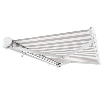 [10x10FT] Awntech Key West Premium Manual Outdoor Retractable Awning [FCM10-SBY] (SAK57132)
