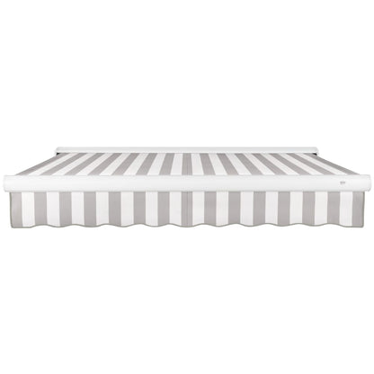 [10x10FT] Awntech Key West Premium Manual Outdoor Retractable Awning [FCM10-SBY] (SAK57132)