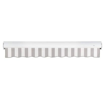 [10x10FT] Awntech Key West Premium Manual Outdoor Retractable Awning [FCM10-SBY] (SAK57132)