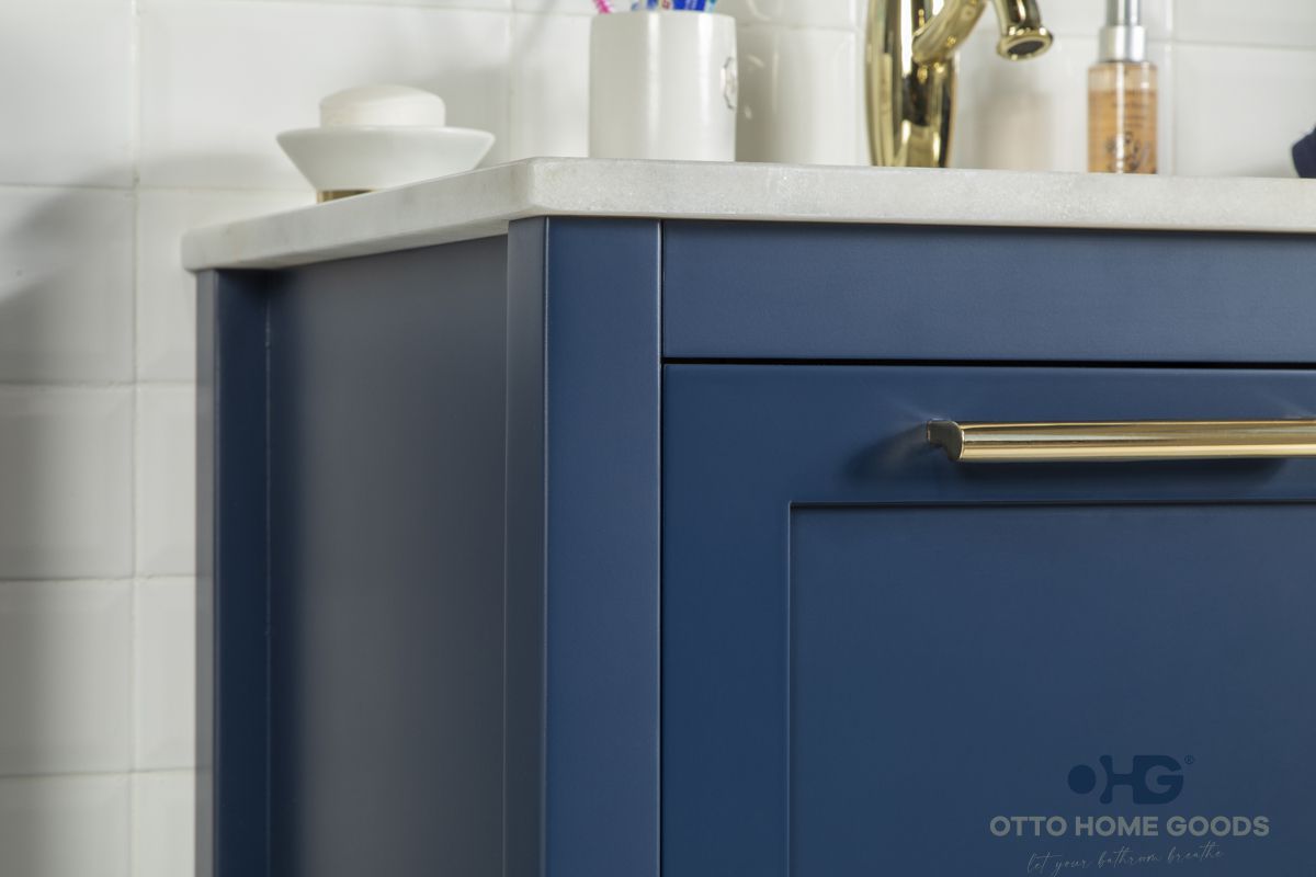 Ashley 30" Blue Bathroom Cabinet