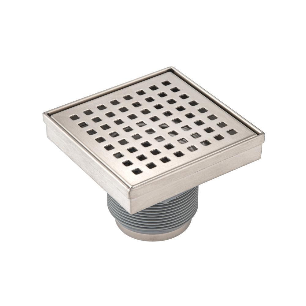 Flusso 11.SQD.0404 4" Decorative Floor Drain with 2" Outlet