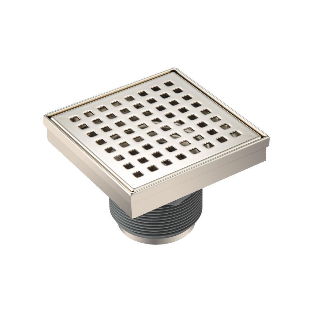 Flusso 11.SQD.0404 4" Decorative Floor Drain with 2" Outlet