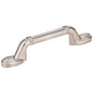 3" Center-to-Center Satin Nickel Ringed Detail Vienna Cabinet Pull