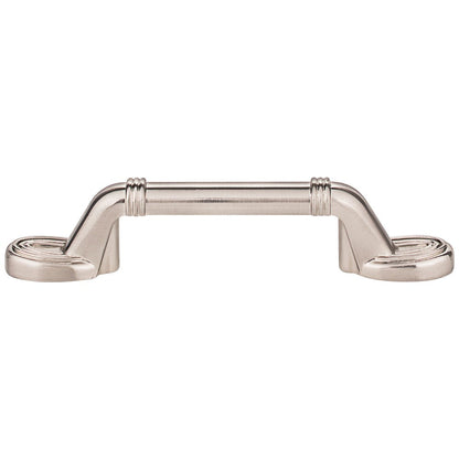3" Center-to-Center Satin Nickel Ringed Detail Vienna Cabinet Pull