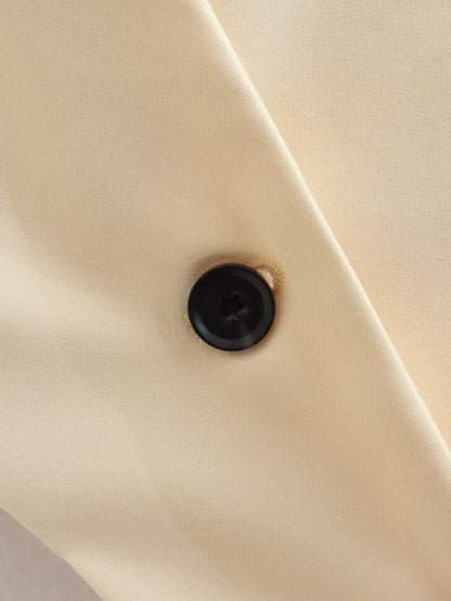 Fall Women Clothing Slimming Patchwork Collared Short Blazer