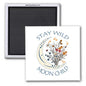 STAY WILD, MOON CHILD 2x2 MAGNET